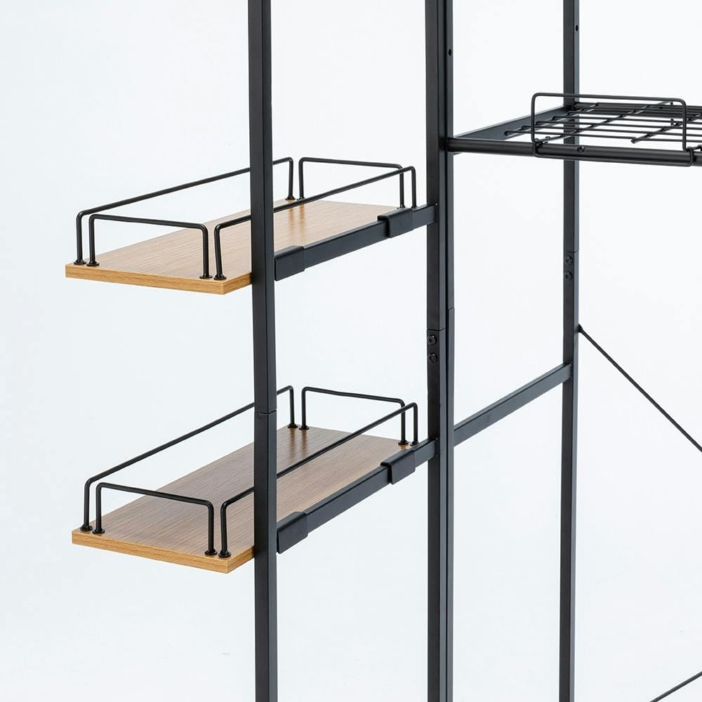 Amazon｜カインズ(CAINZ) 棚付きランドリーラック 幅60〜80cm 奥行71cm